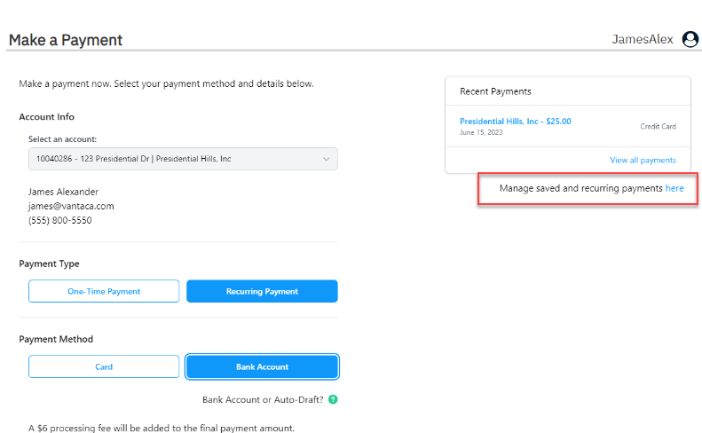 Where can I view or edit my recurring or future one-time payments ...